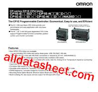 CP1E-E30SDR-A Datasheet(PDF) - Omron Electronics LLC