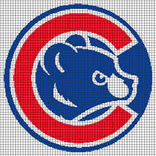 Maybe you would like to learn more about one of these? Chicago Cubs Graph And Row By Row Written Crochet Instructions 04 Yarnloveaffair Com Crochet Instructions Crochet Chart Graph Paper Art