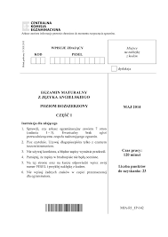 7 maja maturzyści przystąpili m.in. Matura 2014 Jezyk Angielski Poziom Rozszerzony Arkusze Odpowiedzi Dziennik Polski