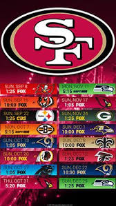 Dates, kickoff times, tv listings for nfl season | rsn. 140 49ers Ideas 49ers 49ers Football Sf 49ers
