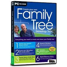 Amazon Com Create Your Own Family Tree Genealogy Suite Pc