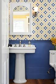 Rated 3 out of 5 stars. Free Download Yellow And Blue Bathroom Wallpaper For The Powder Room The Inspired 600x902 For Your Desktop Mobile Tablet Explore 48 Blue Bathroom Wallpaper Blue And White Wallpaper Designs