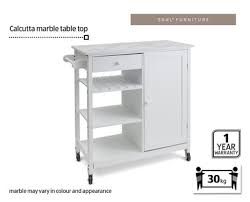 calcutta marble kitchen trolley aldi