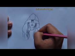 Doms ( zoom ultimate dark ) pencil visit to. Farjana Drawing Academy Pencil Sketch Girl Drawing Art Video Drawing Tutorial Shading Youtube Girl Drawing Easy Easy Drawings Art Sketches