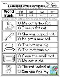 As part of our series of books to use simple sentences for kindergarten, here is our second booklet in the series, these books are without pictures and can be mixed together to be used as flash cards, individual slips or stapled together to read. How To Teach Cvc Word Families Preschool Reading Cvc Words Phonics Reading