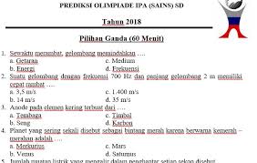 Kesenian, bahasa arab, ips terpadu,pai,penjaskes, tik, pkn mapel kelas 7. Soal Olimpiade Sains Nasional Osn Sd Tahun 2020 Dan Pembahasan Sch Paperplane