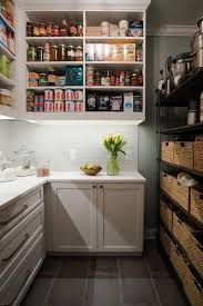 This Gorgeous Kitchen Pantry Features Light Gray Doorless Cabinets Mounted Against Light Gray Glass Su Gorgeous Kitchens Kitchen Pantry Cabinets Kitchen Pantry
