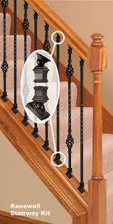 Replace Wood Balusters With Iron Balusters Wood Stairs Wood Balusters Iron Balusters Door Design Interior