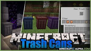 Locate the minecraft application folder. Trash Cans Mod In 2021 Trash Cans Minecraft Mods Trash