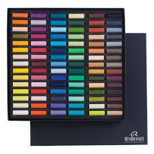 Royal Talens Rembrandt Soft Pastel 90 Assorted 1 2 Stick Cardboard Box Set