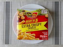 Also have a look at the cooking instructions, ingredient list and storage . Review Ore Ida Extra Crispy Crinkle French Fries Shop Smart