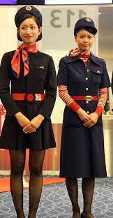 1978年 成田空港開港時に次の制服にバトンタッチした 1960年代ファッション jal 制服 ファッション