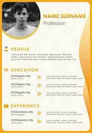 Use our free examples for any position, job title, or industry. Visual Resume Design For Job Application Cv Template Powerpoint Presentation Designs Slide Ppt Graphics Presentation Template Designs