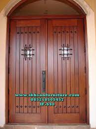 Desain model daun pintu oven minimalis terbaru tahun 2021 dengan kayu terbaik sampai yang biasa #desain #daunpintu. Model Dua Pintu Rumah Mewah Desain Pintu Rumah Lengkong Ikhsan Furniture Jepara
