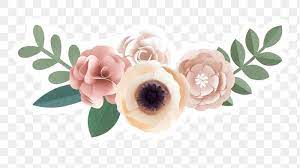 Papercraft Flower Sticker With A White Border Design Element Premium Image By Rawpixel Com Minty Flower Illustration Design Element Flower Frame