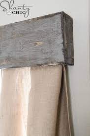We revised this one a couple of times until the scallops felt right. Diy Wooden Window Cornice Shanty 2 Chic