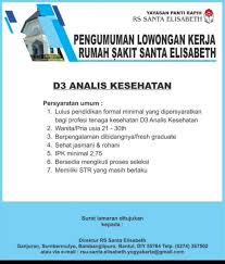 Dicari segera supir multiskill jujur,tanggung jawab,mau kerja cv harap melalui di cari kerja serabutan, kerja berat u.17 s/d 30th,tinggal dalam. Lowongan Kerja Rs Elisabeth Semarang