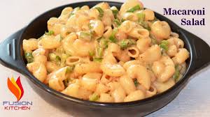 Some cooks like to add diced celery, crab, extra onion. How To Make Macaroni Salad Salad Recipes Homemade Macaroni Salad Recipe By Fusion Kitchen Youtube