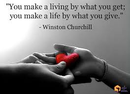 Caregiver Tip You Make A Life By What You Give A Place For Mom