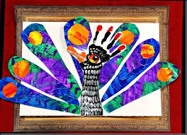 Warm Cool Color Peacocks Step By Step Kindergarten Art Art Projects Elementary Art Projects