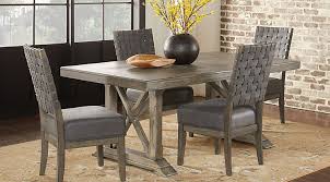 Bristow Charcoal 5 Pc Rectangle Dining Room Dining Table Dimensions Dining Room Sets Rectangle Dining Table