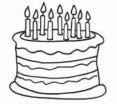 Birthday cake clipart black and white. Cake Black And White Birthday Cake Clipart Black And White Wikiclipart