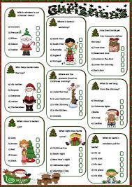 Before the game, print out enough christmas trivia game cards for the number of participants. Christmas Quiz