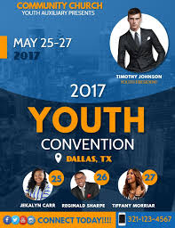 Youth Convention Event Flyer Design Click To Customize Flyer Template Flyer Event Flyer