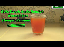 Pengambilan gula perlu dikawal supaya badan dapat memproses dengan baik. Resep Obat Tradisional Untuk Kadar Gula Darah Rendah Youtube