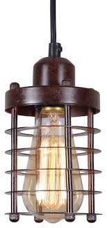 Rustic Wire Cage Vintage Industrial Pendant Light Fixture Industrial Pendant Lighting By Highlight Usa Llc