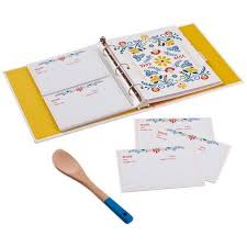 Big Happy Life Recipe Book With Wooden Spoon Recipe Organizers Hallmark Recipe Book Recipe Organization Recipe Album