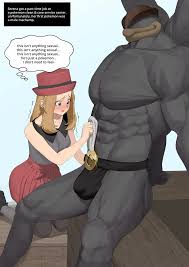 Serena X Machamp (Pokemon) [Gagala] - English - Porn Comics