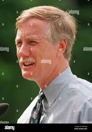 With three years left in his term, Gov. Angus King, shown in Augusta, Maine  in this June, 1999 file photo, is considering his legacy. King is  brainstorming with his top managers to