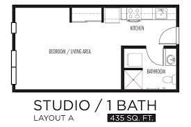 All the rest (kitchen, living, bedroom, office….) needs to fit into one single space. Floor Plan For 1 Bedroom Apartment Plans Bathroom Bath 2018 With Incredible Creative Design Ideas Collection Gif Misfits Architecture