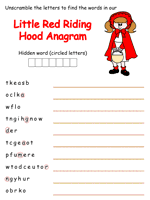 Little Red Riding Hood Activities