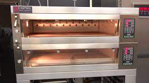 Modern glass french doors with single hand opening prevent dripping or scalding. Empire Lfmd Modular Electric Deck Oven Youtube