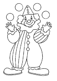 Les clowns font des blagues et des tours dans les cirques, les fêtes et autres événements pour amuser les. Coloriage Cirque Clown Clown Crafts Coloring Pages Circus Crafts