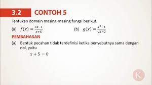 Check spelling or type a new query. 3 2 Contoh 5 Menentukan Domain Suatu Fungsi Youtube