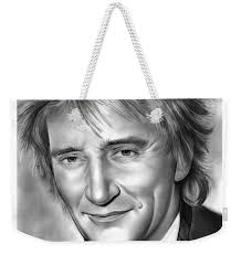 Rod Stewart Weekender Tote Bag by Greg Joens
