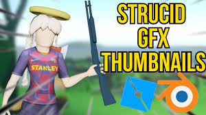 My new favorite roblox game strucid. How To Make A Strucid Gfx Thumbnails Using Blender 2 82a May 2020 Youtube