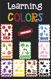 Freebie Color Posters Learning Colors Teaching Fun Language Arts Elementary