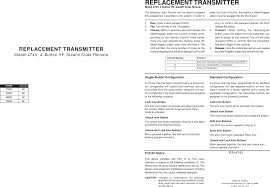 I'm trying to figure out why its not working. Dei474v Viper Transmitter Model 474v User Manual 473 474v Blister Packs Qxd Dei Headquarters