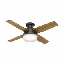 Free shipping & free returns*. Hunter 44 Inch Dempsey Low Profile Ceiling Fan W Light Remote Noble Bronze 1 Unit Kroger