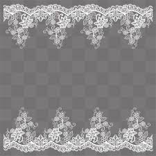 Black And White Transparent Background Border Design Png 