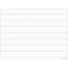 Handwriting 3 4 Lined 17x22 Smart Poly Chart Ash92010