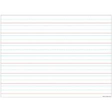 Handwriting 3 4 Lined 17x22 Smart Poly Chart Ash92010