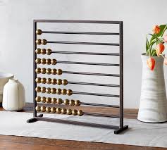 Check out our abacus wall decor selection for the very best in unique or custom, handmade pieces from our magical, meaningful items you can't find anywhere else. Abacus Black Gold Pottery Barn