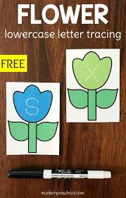 Garden Flower Lowercase Letter Tracing Literacy Activities Preschool Letter Activities Preschool Letters