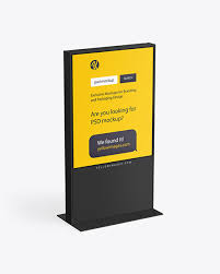 Best free signs and billboards mockups from the trusted websites. Led Display Stand Mockup In Indoor Advertising Mockups On Yellow Images Object Mockups