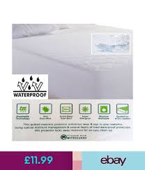 Mattress Toppers Protectors Waterproof Breathable Quilted Mattress Protector Cot Bed To Super King Size Ebay H Mattress Protector Mattress Mattress Topper